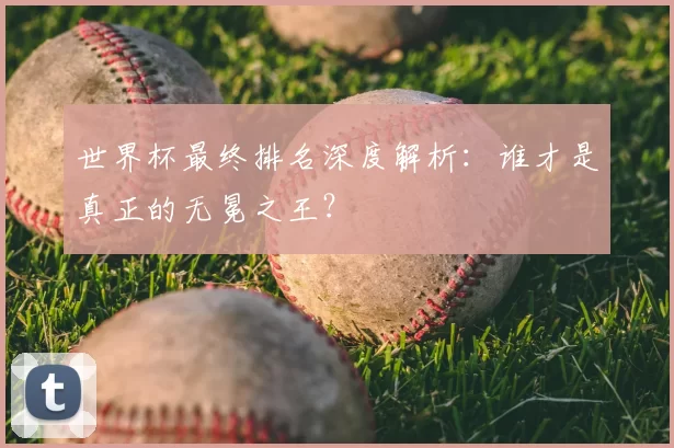 世界杯最终排名深度解析:谁才是真正的无冕之王?