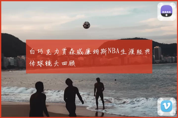 白巧克力贾森威廉姆斯NBA生涯经典传球镜头回顾