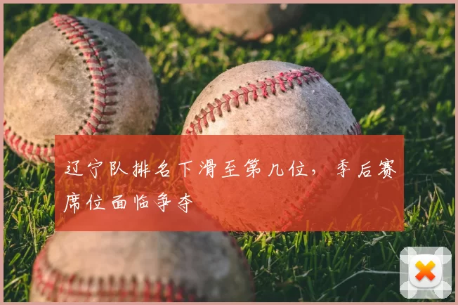 辽宁队排名下滑至第几位,季后赛席位面临争夺