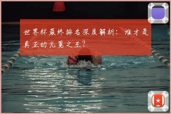 世界杯最终排名深度解析:谁才是真正的无冕之王?